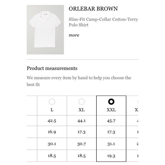 Orlebar Brown Terry Polo Shirt Men’s XXLarge White Pool Short Sleeve - Picture 8 of 10
